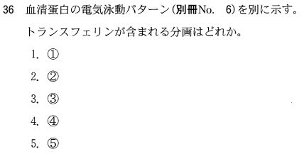 第55回臨床検査技師国家試験午前第35問
